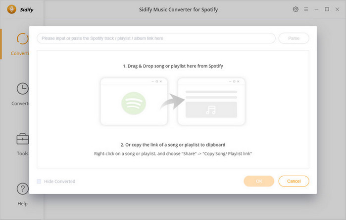 add spodify music