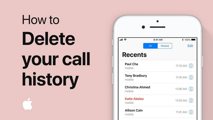 deleted calls on iphone