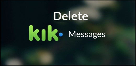 delete Kik messages on iPhone