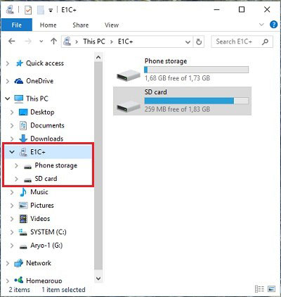 open samsung files on computer