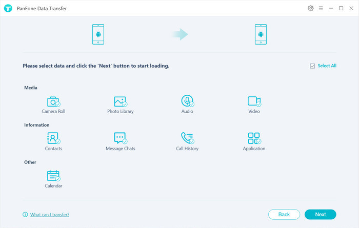 transfer data from Samsung to Huawei P30