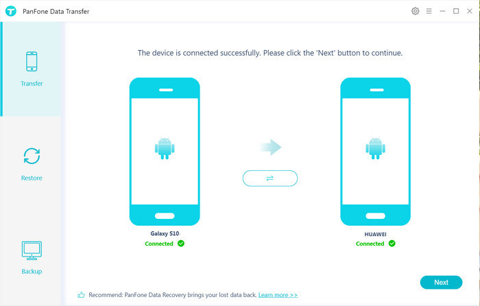 connect Samsung phone and Huawei Mate 30